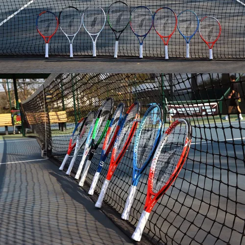 Vista 6 de Teloon Raqueta de tenis para niños, raqueta de tenis juvenil de 19 a 25 pulgadas con cubierta, raqueta de tenis junior para niños y niñas de 3 a 12