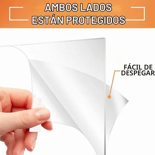 Vista 3 de Gartful - Lámina de acrílico transparente de 6x8 pulgadas - 0.08"/2mm, panel de plexiglás de plástico transparente cuadrado para proyectos DIY