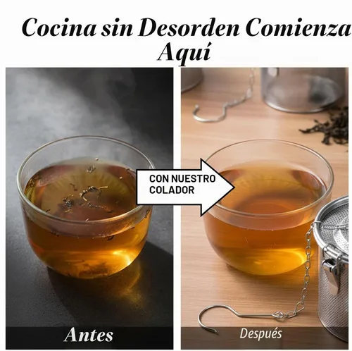 Vista 7 de Colador de condimentos de acero inoxidable, filtro de bolas de té, condimentos de sopa, cesta de separación, infusor de té de hojas sueltas