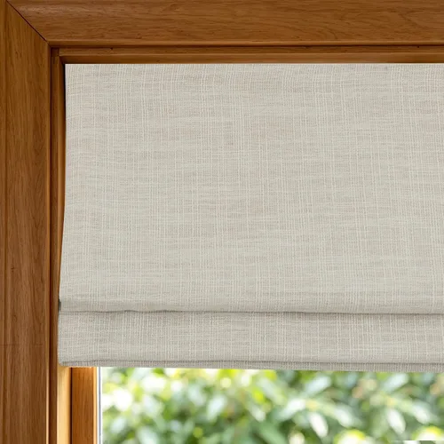 Vista 12 de Persianas romanas opacas sin cordones, persianas de oscurecimiento de habitación color beige para ventanas, fáciles de instalar, con aislamiento
