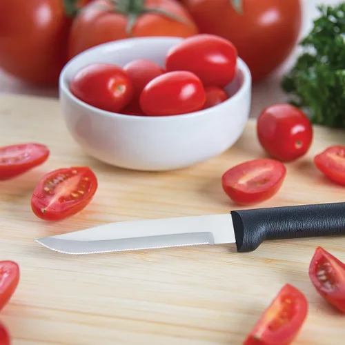 Vista 5 de Rada Cutlery Kitchen Basics - Juego de 3 cuchillos (256), mango negro
