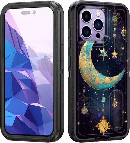 Vista 63 de Funda para iPhone Air con soporte integrado, a prueba de golpes, polvo y caídas, 3 capas, grado militar, funda protectora para iPhone Air de 6.5