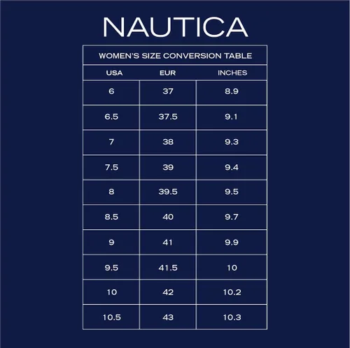 Vista 6 de Nautica Sandalias de cuña media para mujer con hebilla de moda