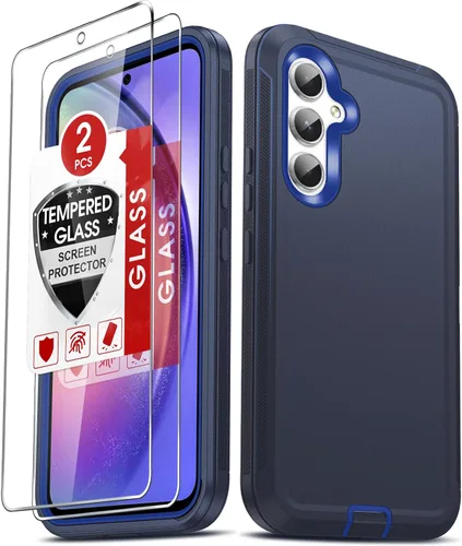 Vista 24 de LeYi Funda compatible con Samsumg Galaxy A05 4G: Galaxy A05 4G con resistente a los golpes, 3 en 1 de cuerpo completo, protección resistente