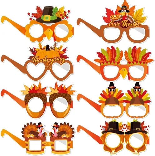 Vista 10 de OURUOLA Decoraciones hawaianas de verano para fiestas en la piscina, gafas de sol divertidas - 16pcs gafas tropicales Aloha flamingo, decoración