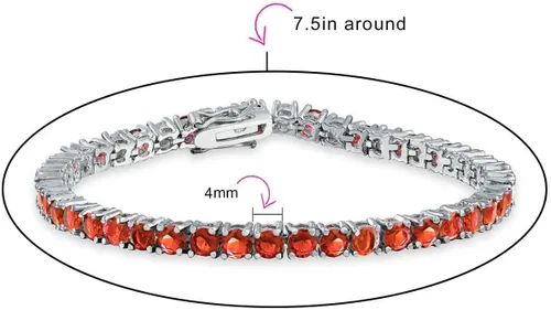 Vista 3 de Bling Jewelry Juego de cestas de 4 puntas de 12 CTW con circonita cúbica redonda AAA, para mujer, novia, chapado en plata, piedras de nacimiento