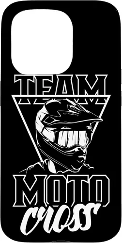 Vista 14 de Funda para iPhone 16 Team Motocross Lover Riding Rider