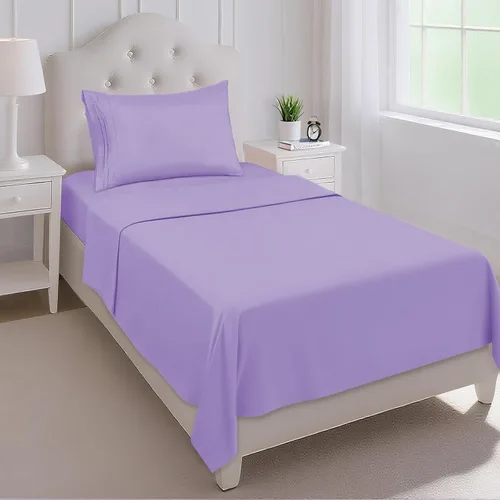 Vista 14 de Mejoroom Juego de sábanas tamaño individual – Sábanas individuales de Hotel Collection – Sábanas y fundas de almohada con sábana bajera de bolsillo