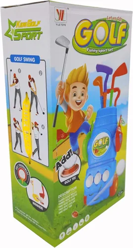Vista 2 de FixtureDisplays - Juego de golf para niños (plástico, para niños de 2 a 6 años)