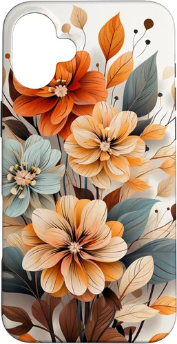 Vista 23 de Cute Fall Flower Sublimation Clipart Autumn Leaves Case for iPhone 17