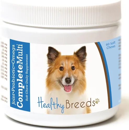 Vista 102 de Healthy Breeds Affenpinscher todo en uno multivitamínico suave masticable 60