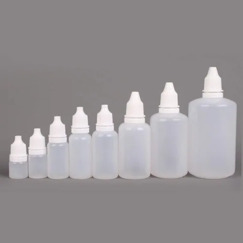 Vista 9 de Othmro Botellas cuentagotas de plástico de ojo de laboratorio de polietileno de 0.5 onzas, 50 piezas, gotero líquido exprimible de 0.0 fl oz, boca
