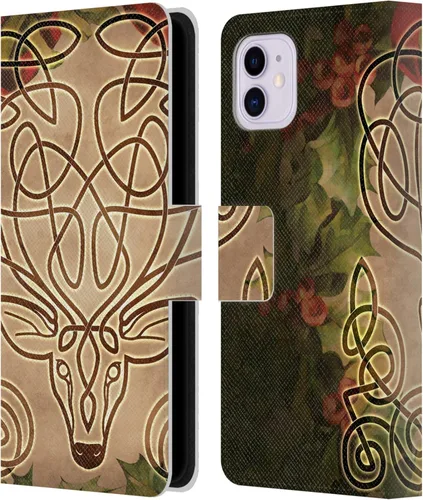 Vista 11 de Head Case Designs Funda de piel con licencia oficial de Brigid Ashwood Awen Celtic Wisdom 3, tipo cartera compatible con Apple iPhone 11