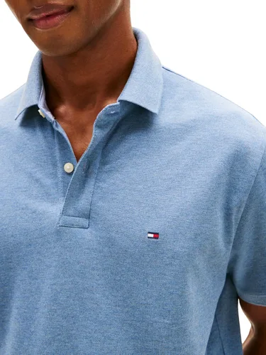 Vista 80 de Tommy Hilfiger Polo de piqué de algodón de manga corta para hombre en ajuste regular