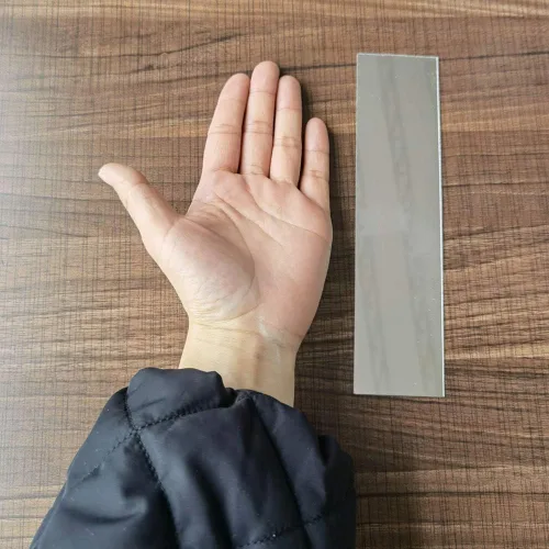 Vista 5 de 10 calcomanías de pared de espejo, diseño a rayas, espejo, azulejos, bricolaje, autoadhesivas, línea de pared, calcomanías de borde, láminas