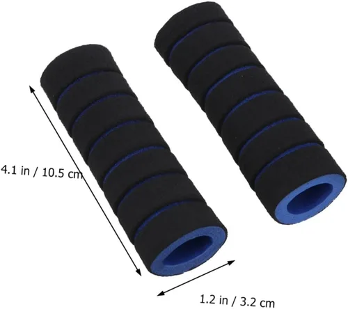 Vista 2 de BESPORTBLE 2 unids manillar de bicicleta empuñaduras de bicicleta para manillares Agarres de bicicleta mango barra de esponja Grip cubierta