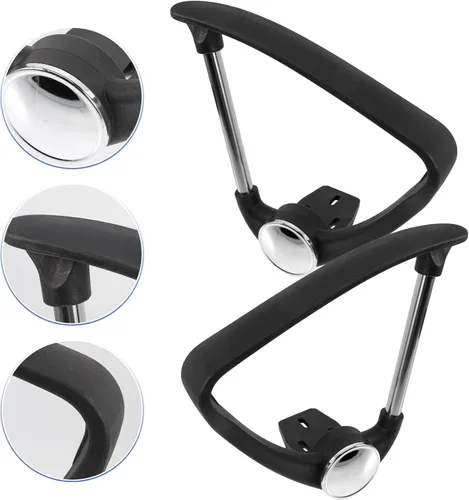 Vista 6 de Veemoon Reposabrazos para silla de oficina, 2 piezas, repuesto para silla de computadora, accesorios