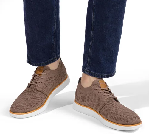 Vista 9 de Bruno Marc Zapatillas de malla para hombre Oxfords ligeras