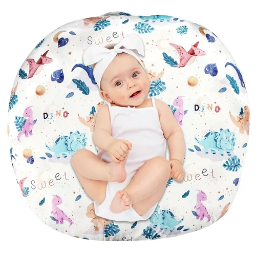Vista 8 de DILIMI Funda para tumbona para recién nacido, ultra suave y cómoda, funda extraíble para almohada de tumbona infantil, granja (almohada no incluida)
