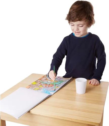 Vista 3 de Melissa & Doug, libro para pintar My First Paint with Water, 4 estilos a elección, talla única , Vehículos