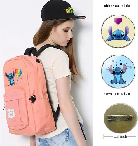 Vista 6 de Mejora tu estilo con nuestro juego de mercancía Stitch - Completo con bolsa de cordón, calcomanías, cordón, más, Style-1, Ajustable