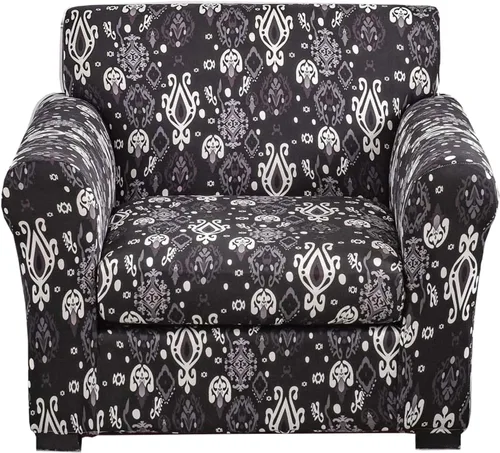 Vista 95 de Fundas elásticas para sofá de 1/2/3 cojines, funda estampada con fundas de cojín de asiento separadas, fundas de sofá lavables, protector de muebles