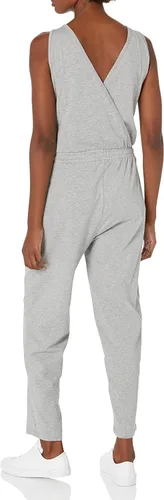 Vista 2 de Calvin Klein womens Designer Logo Jumpsuit Romper WDrawstring