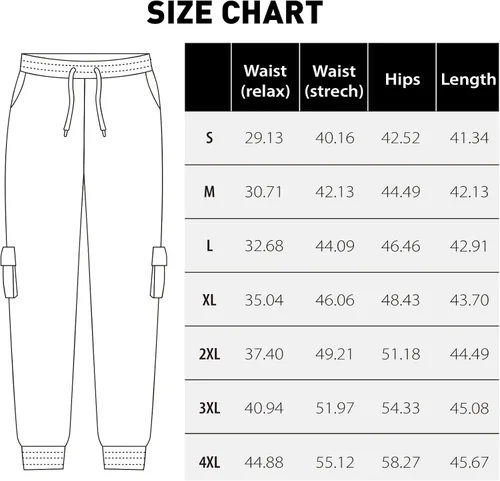 Vista 7 de IGEEKWELL Pantalones deportivos tipo cargo de forro polar para hombre