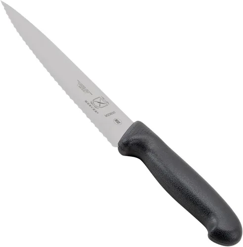 Vista 17 de Mercer Culinary M22102 Millennia Black Handle - Cuchillo de pelar/tornear, mango negro, 2.5 pulgadas