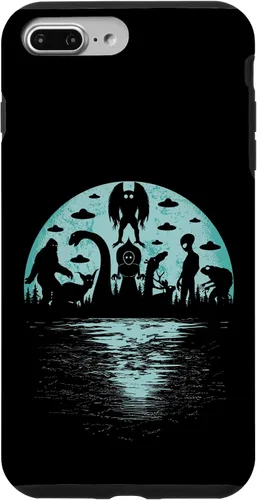Vista 12 de Bigfoot Nessie Mothman and Aliens Cryptid Ovnis Cryptozoology - Carcasa para iPhone 17