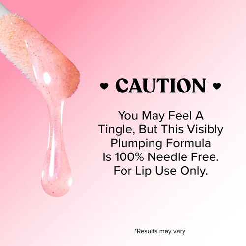 Vista 4 de Too Faced Lip Injection Lip Plumper Hydrating Lip Gloss for Fuller-Looking Lips Original, Maximum Plump, Cooling Gloss & Plumping Click Formulas