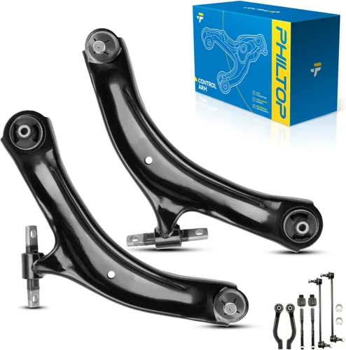 Vista 28 de PHILTOP 6 piezas de brazo de control delantero inferior con barra estabilizadora de rótula para Nissan Rogue 2014-2020 Rogue Sport 2017-2022 Qashqai