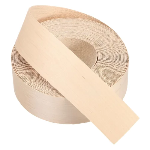 Vista 18 de PATIKIL Bandas de borde de abedul, cinta de chapa de madera de 1-1/2 pulgadas x 25 pies, bandas de borde de madera contrachapada flexible prepegadas
