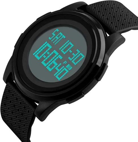 Vista 3 de Gosasa Nuevo reloj deportivo de banda suave LED reloj digital electrónico 5ATM impermeable al aire libre deportes relojes para mujeres hombres reloj
