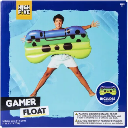 Vista 2 de High Five - Gamer - Controlador de videojuego - Flotador de piscina - 29 x 51 pulgadas