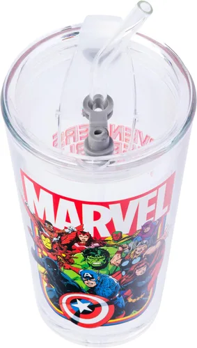 Vista 3 de Silver Buffalo Marvel Avengers con Iron Man, Hulk, Capitán América, Thor, Black Widow, Black Panther, Scarlet Witch, Vision, Falcon, y Hawkeye