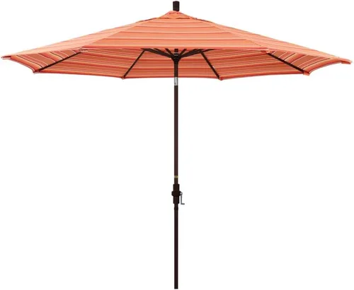 Vista 27 de California Umbrella 11' Rd Tahoe Series Aluminum Patio Umbrella Beige antiguo