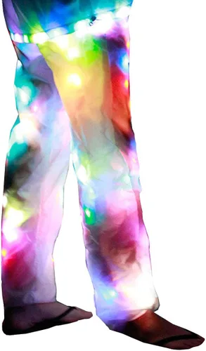 Vista 2 de Chaqueta de béisbol para hombre y mujer con luz LED para rave pantalones de béisbol sudaderas con capucha para deportes disfraz de fiesta de Navidad