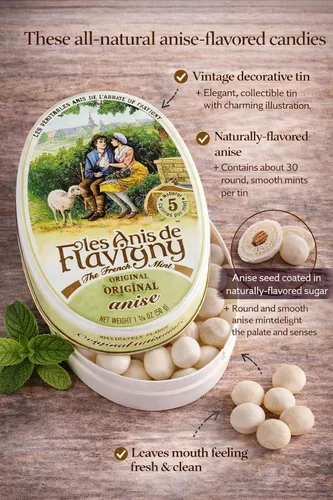 Vista 3 de Caramelo duro con sabor a anís 1.76 oz por Les Anis de Flavigny