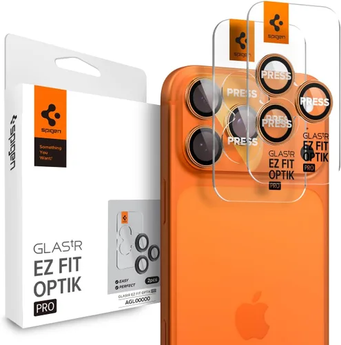 Vista 17 de Spigen Protector de pantalla para lente de cámara [GlasTR EZ Fit Optik Pro] diseñado para iPhone 17 Pro Max iPhone 17 Pro iPhone 16 Pro Max 16