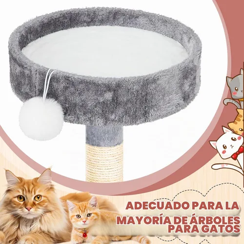 Vista 7 de Abbylike Paquete de 3 cojines redondos de 14 pulgadas para cama de perro