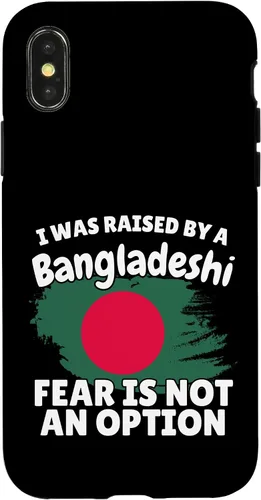 Vista 5 de I was Raised by a Bangladeshi Bangladesh Gift Son Daughter Case for iPhone 16
