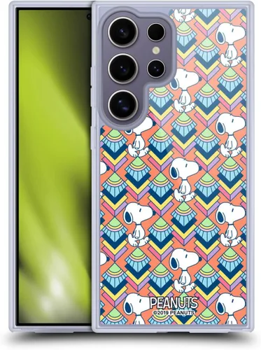 Vista 119 de Head Case Designs Snoopy Deco Dreams - Funda de gel con licencia oficial de Peanuts Blue Pattern [protección de grado militar] compatible con Google
