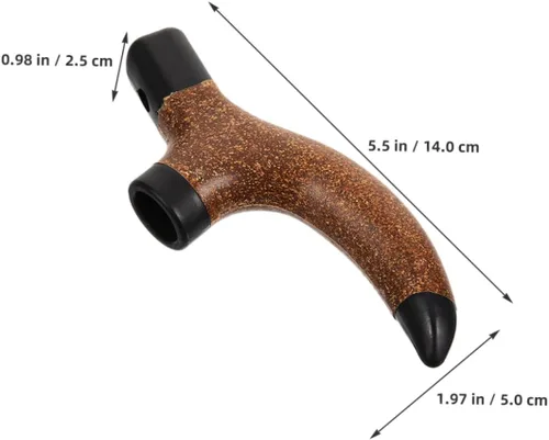 Vista 2 de Generic 3pcs Cork Handle Replacement for Walking Sticks Ergonomic Grip Accessories for Hiking and Trekking Poles Comfortable Fit Compatibility