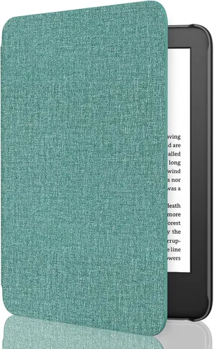 Vista 18 de MoKo Funda compatible con Kindle Basic de 11.ª generación 2024/2022 de 6 2-Flores de albaricoque.
