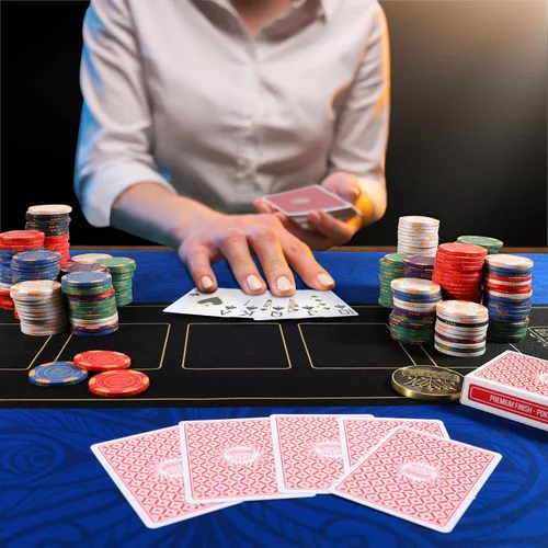 Vista 6 de GUTSHOT Alfombrilla de Póquer Plegable de Calidad de Casino Paño de Mesa de Póquer Resistente al Agua, Multi-Spandex Suave Juego Impermeable