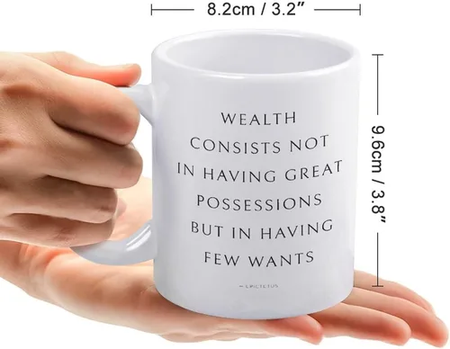 Vista 2 de Cita de Epictetus, cita estoica, reflexión estoicista, taza estoica, arte estoico, taza de café divertida, impresiones de cuevas de hombre, el mejor
