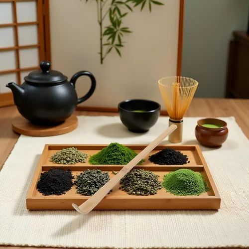 Vista 4 de Cuchara de bambú de matcha, cuchara de bambú para matcha japonesa, Chashaku, cuchara de té verde enganchada, utensilios de ceremonia de té de 7.1 in