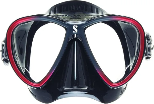 Vista 2 de Scubapro Synergy 2 Trufit Twin Lens Mask - Black/Red