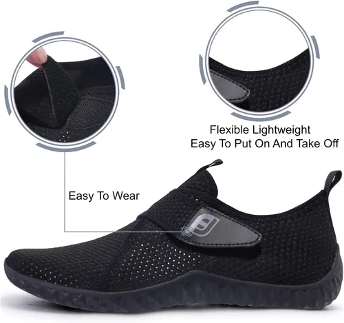 Vista 4 de Zapatos de agua para natación, para mujereshombres, de secado rápido, para playa, senderismo, buceo, navegación, río, deportes acuáticos al aire